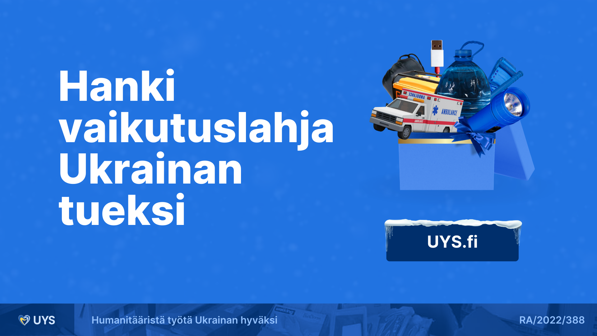 Voimaa Ukrainaan keräys