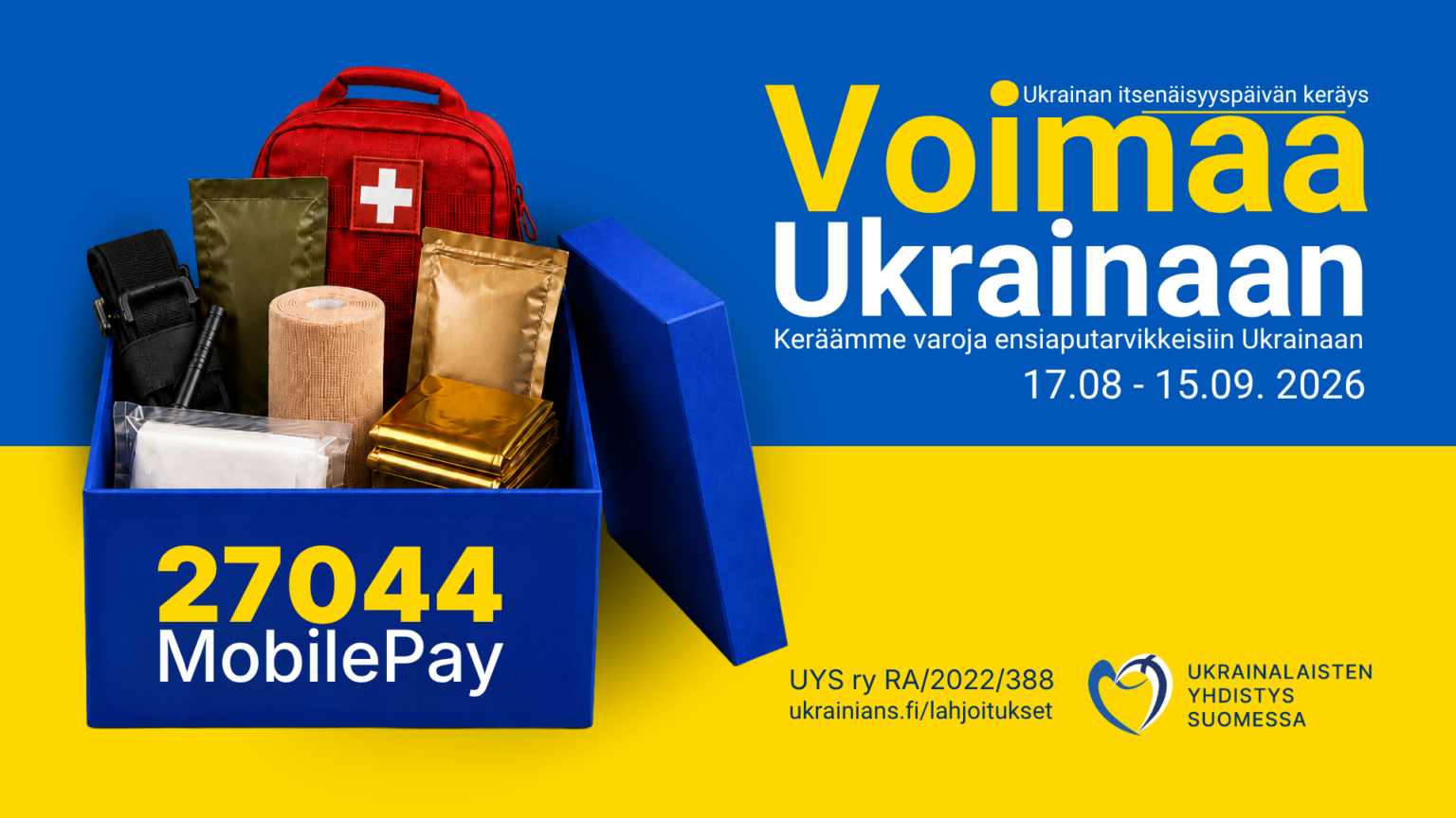 Voimaa Ukrainaan keräys